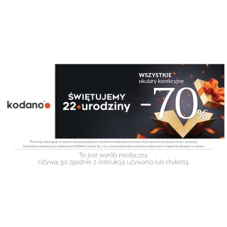 22 urodziny Kodano -  Wszystkie Soczewki Kontaktowe -15%